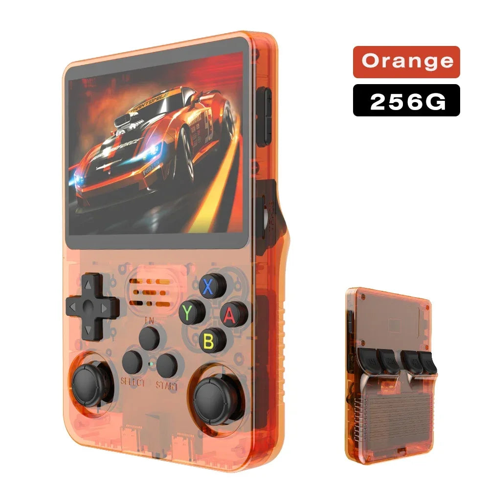 BOYHOM R36S Retro Handheld Video Game Console Linux System 3.5 Inch IPS Screen R35s Pro Portable Pocket Video Player 64GB Games