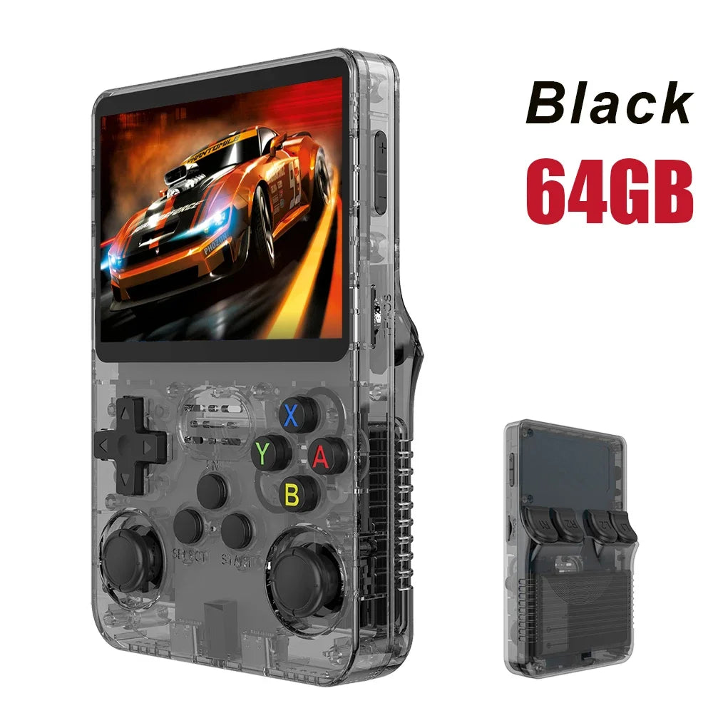 64G/128G R36S Retro Handheld Video Game Console Linux System 3.5 Inch IPS Screen R35s Pro Portable Pocket Video Player Games