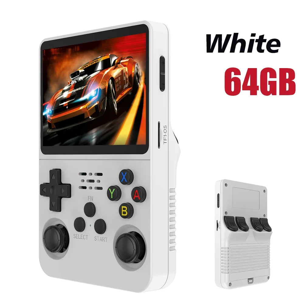 64G/128G R36S Retro Handheld Video Game Console Linux System 3.5 Inch IPS Screen R35s Pro Portable Pocket Video Player Games