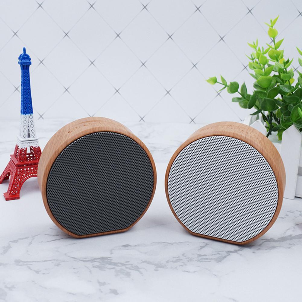 Mini Wood Bluetooth Speaker Portable Outdoor Wireless
