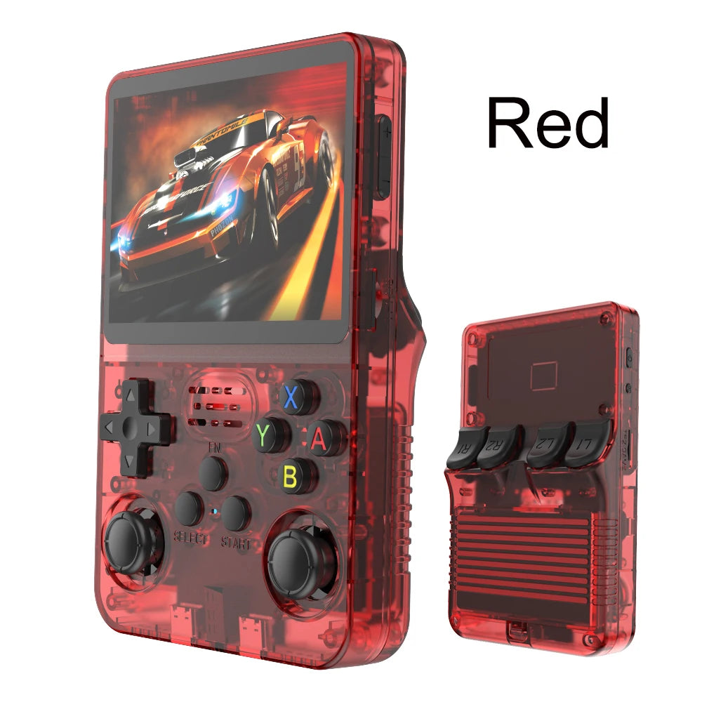 64G/128G R36S Retro Handheld Video Game Console Linux System 3.5 Inch IPS Screen R35s Pro Portable Pocket Video Player Games