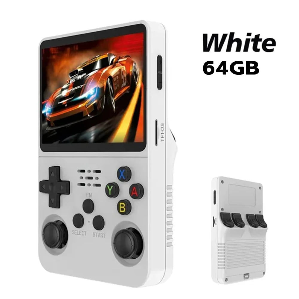 BOYHOM NEW R36S Retro Video Game Console Linux System 3.5 Inch IPS Screen Portable Pocket Player 64GB 128G Games best Kids gifts