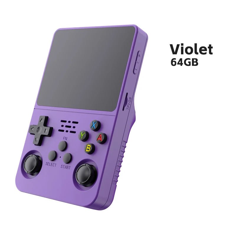 Open Source R36S Retro Handheld Video Game Console Linux System 3.5 Inch IPS Screen Portable Pocket Video Player R35S 64 Games