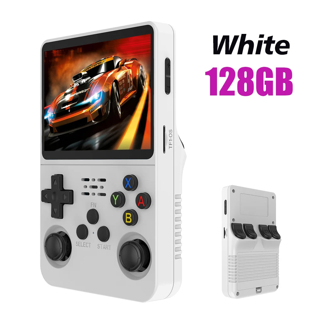 BOYHOM NEW R36S Retro Video Game Console Linux System 3.5 Inch IPS Screen Portable Pocket Player 64GB 128G Games best Kids gifts