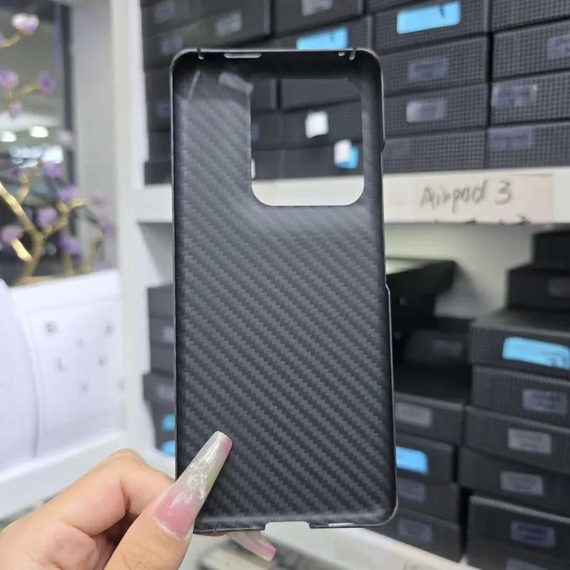 Carbon Fiber Case for Motorola Moto X50 Ultra Case Aramid Fiber Shockpfoof Protective Cover for Motorola Moto X50 Ultra Cover