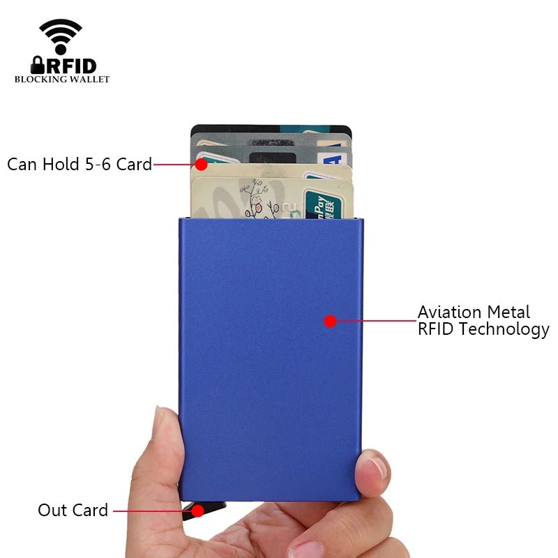 Smart Wallet Card Holder Metal