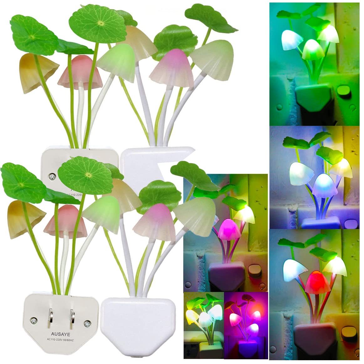 New LED Night Light Energy-saving Plug-in Induction Creative