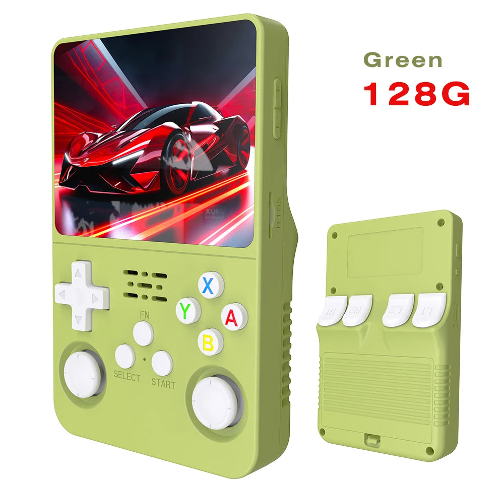 BOYHOM NEW R36S Retro Video Game Console Linux System 3.5 Inch IPS Screen Portable Pocket Player 64GB 128G Games best Kids gifts
