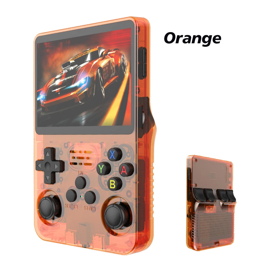 BOYHOM NEW R36S Retro Video Game Console Linux System 3.5 Inch IPS Screen Portable Pocket Player 64GB 128G Games best Kids gifts