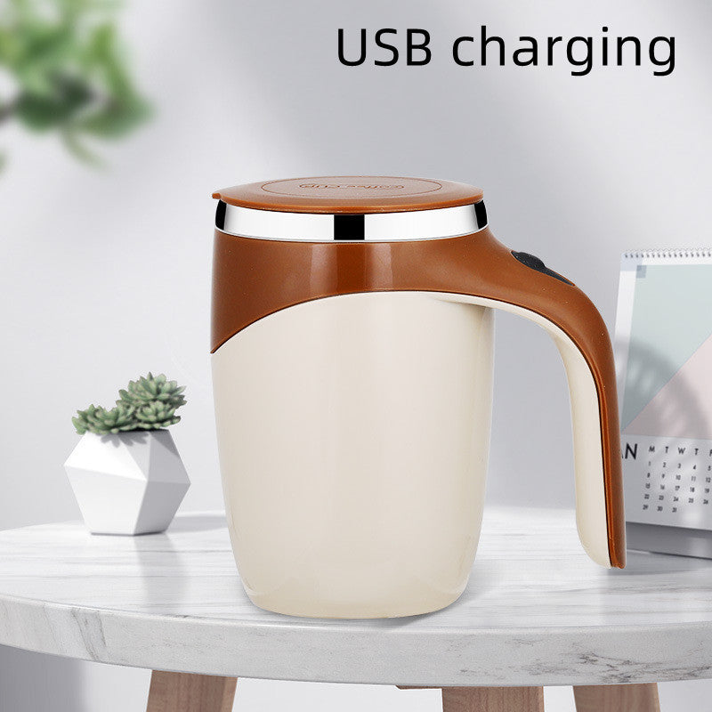 Automatic Stirring Cup Coffee Cup High Value Electric Stirring Cup Lazy Milkshake Rotating Magnetic Water Cup
