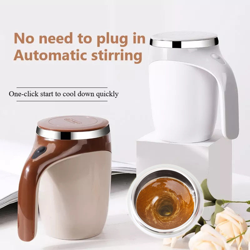 Automatic Stirring Cup Coffee Cup High Value Electric Stirring Cup Lazy Milkshake Rotating Magnetic Water Cup